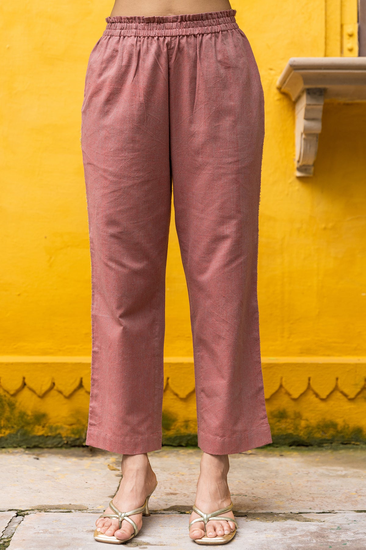 office or regular wear long cotton co-ord set for women