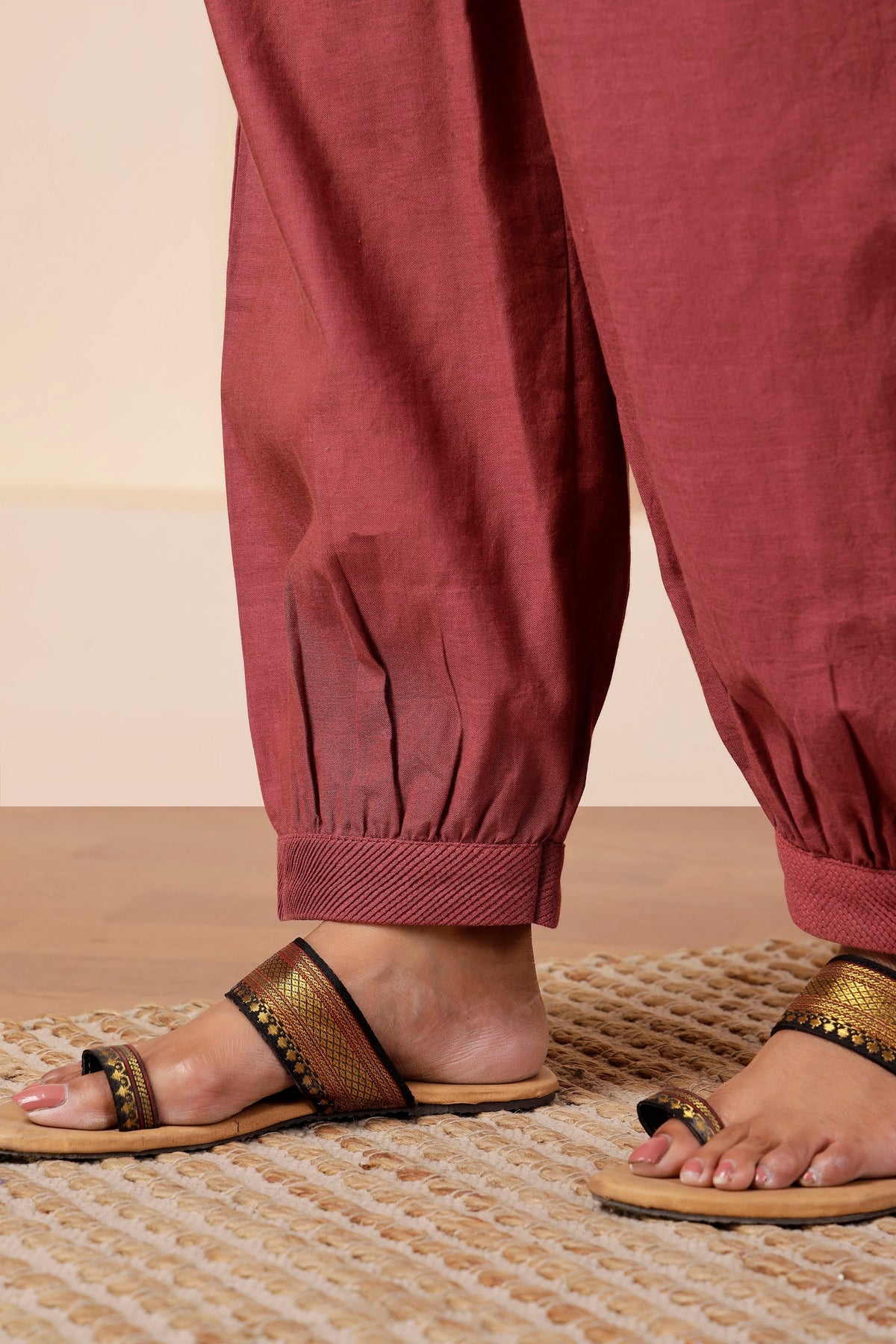 Rosewood Long Shot Cotton Salwar Pant Set