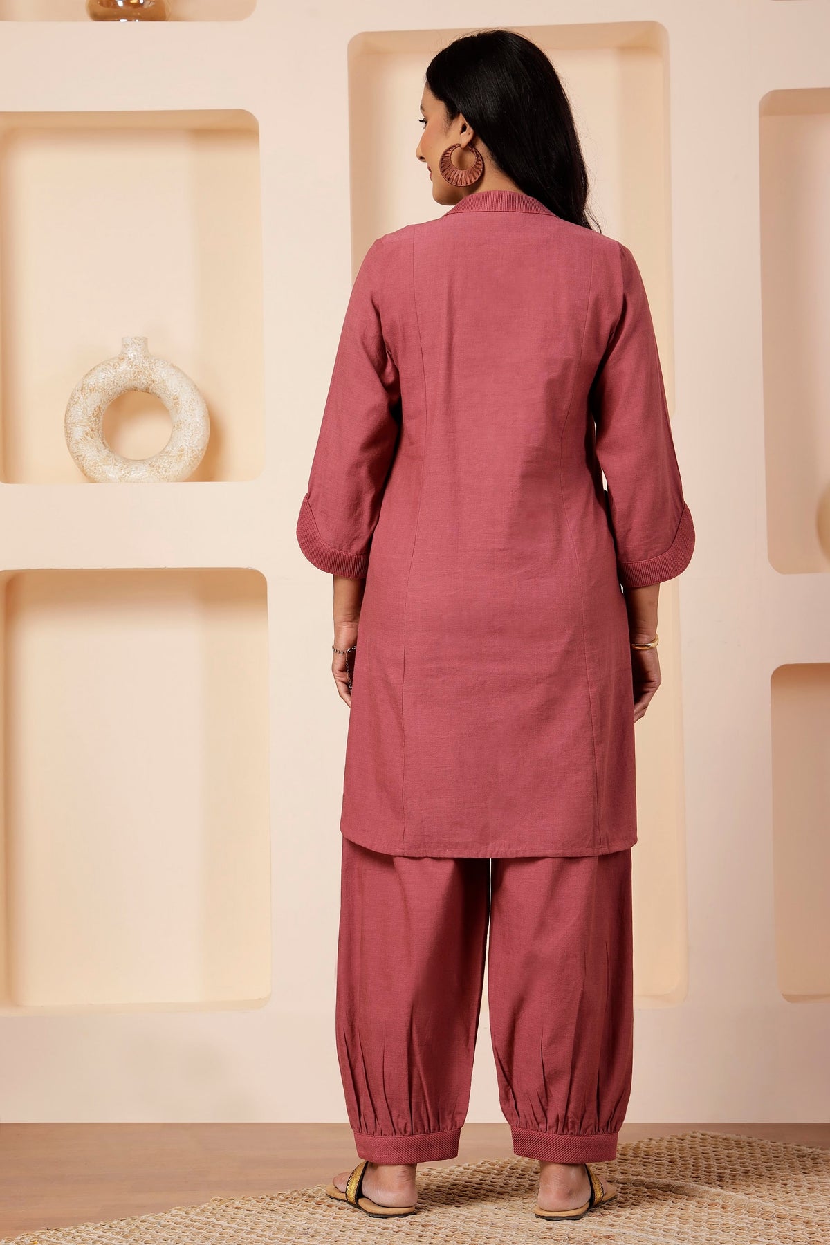 Rosewood Long Shot Cotton Salwar Pant Set