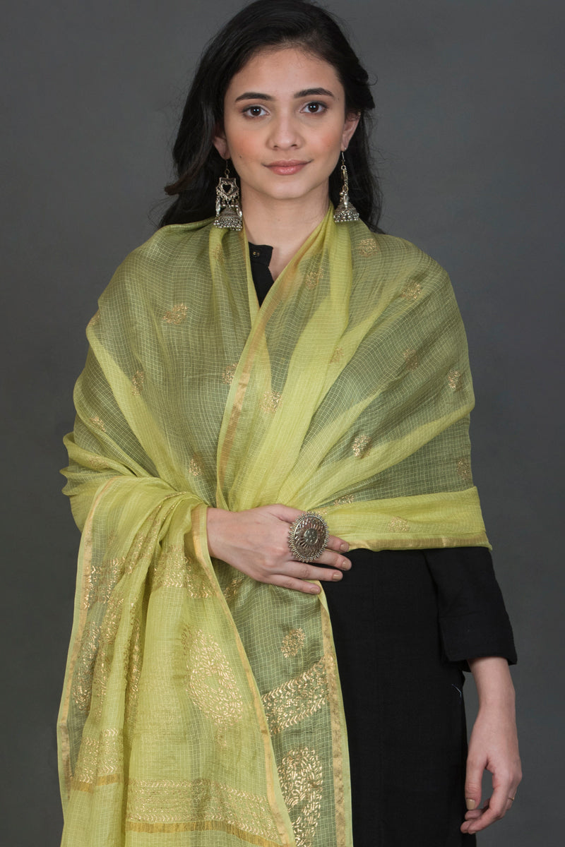 Sheer Kota Doria Dupatta