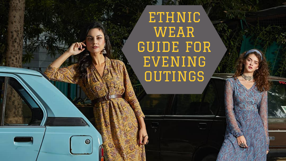 Shop Ethnic Dress for Women | 50% Off Ethnic Party Wear Dresses