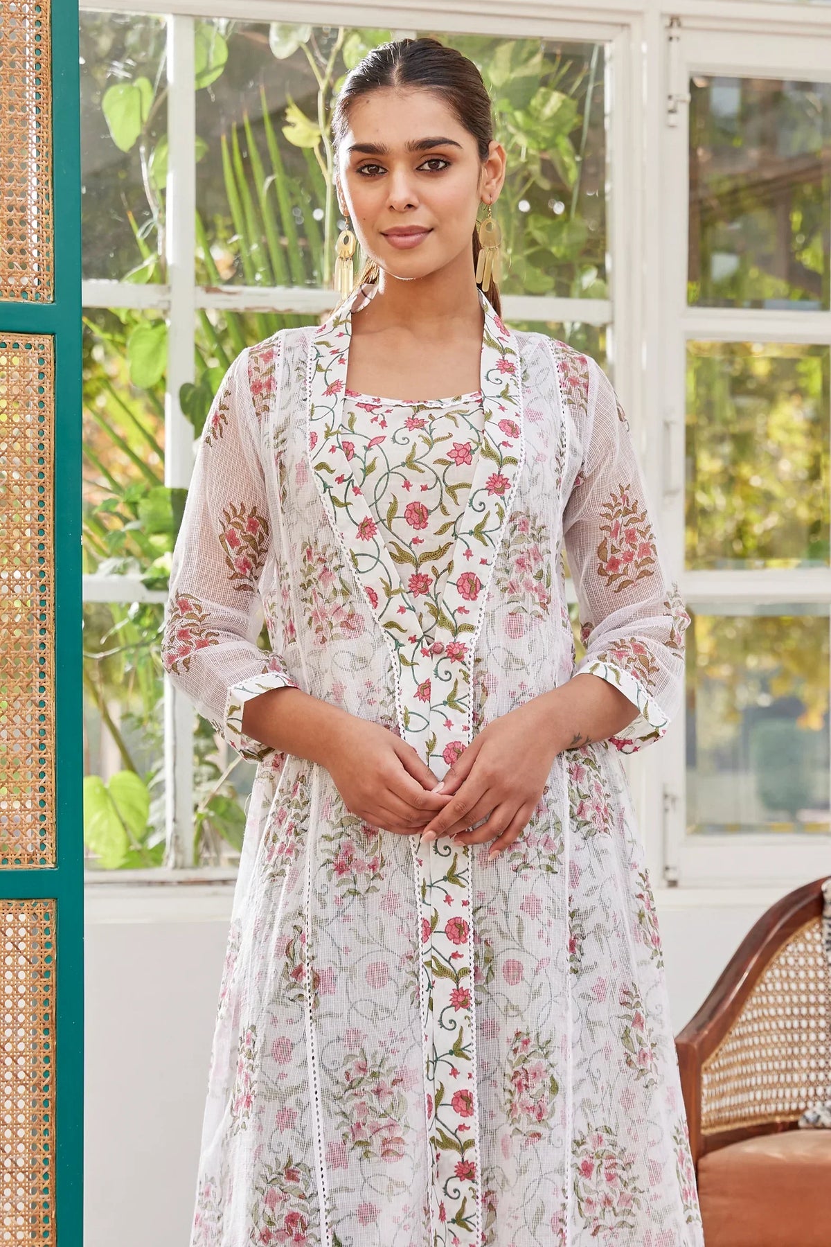 white kurta for women