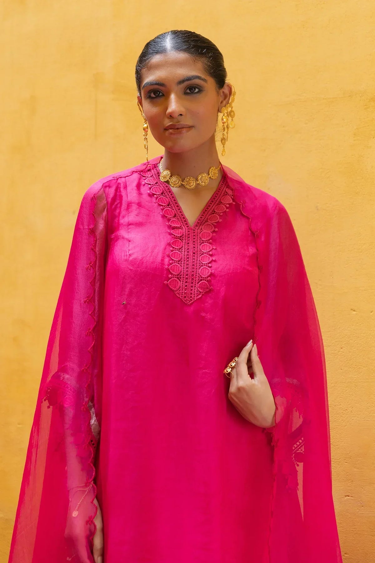 organza suit for women
