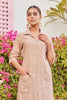 Beige Solid Co-Ord Set