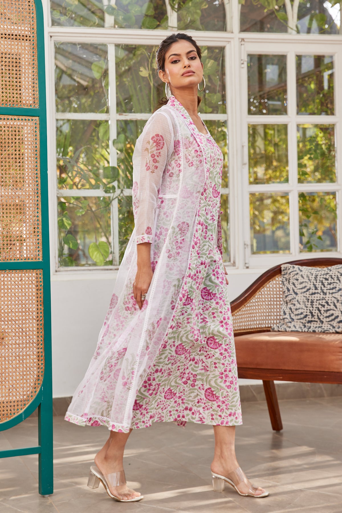 Buy Butidar Hand Block Print Dress Co-Ord Set | Vishnu