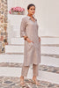 Solid Light Brown Handwoven Cotton Co-Ord Set