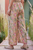 Hand Block Print Brown Palazzo Pants With Pockets
