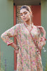 Brown Hand Block Print Collared Angrakha Kurta