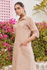 Beige Solid Co-Ord Set