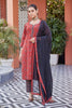 Embroidered Ajrakh Print Long Kurta