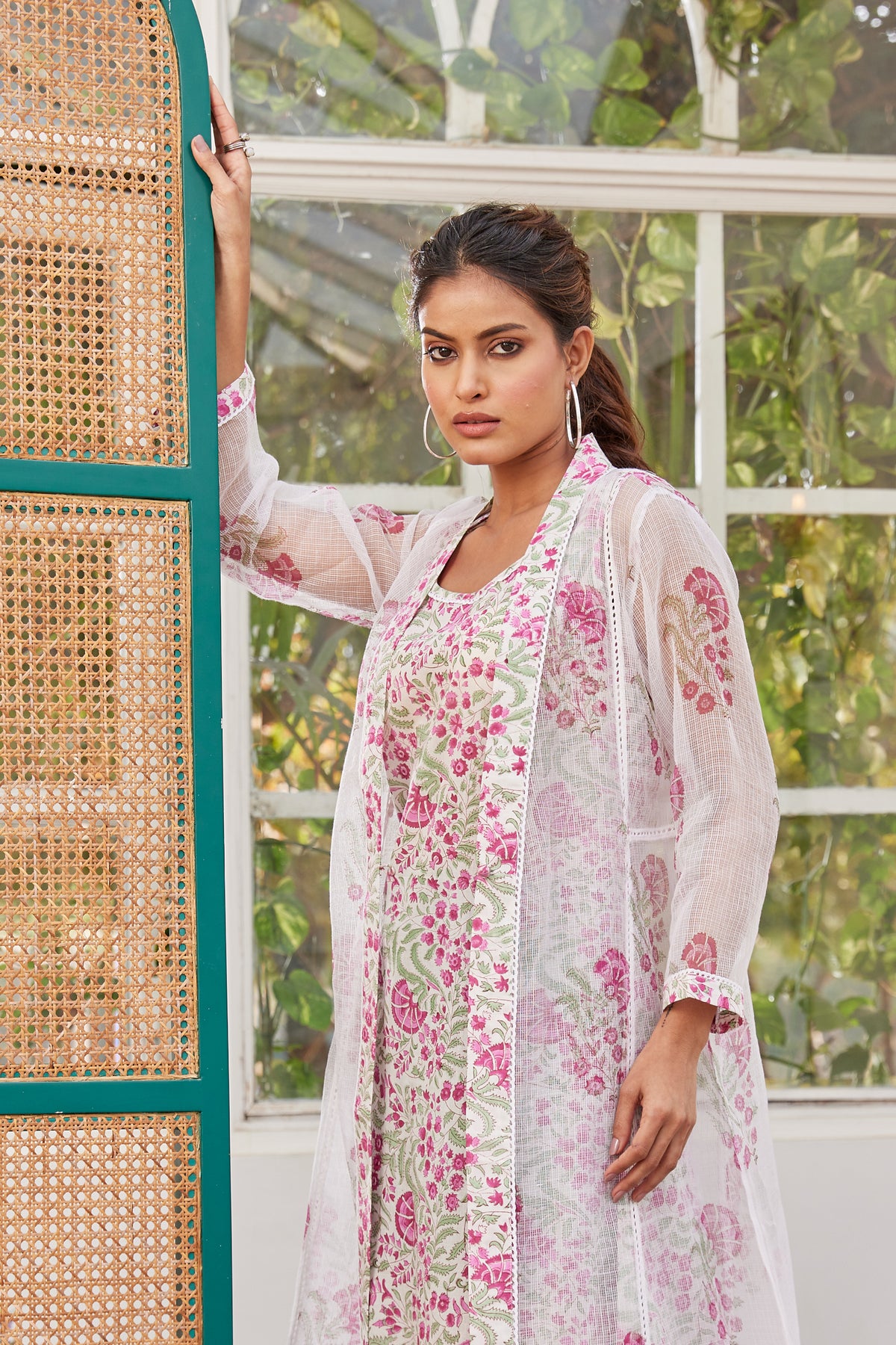 Explore Butidar Hand Block Print Dress Co-Ord Set | Vishnu