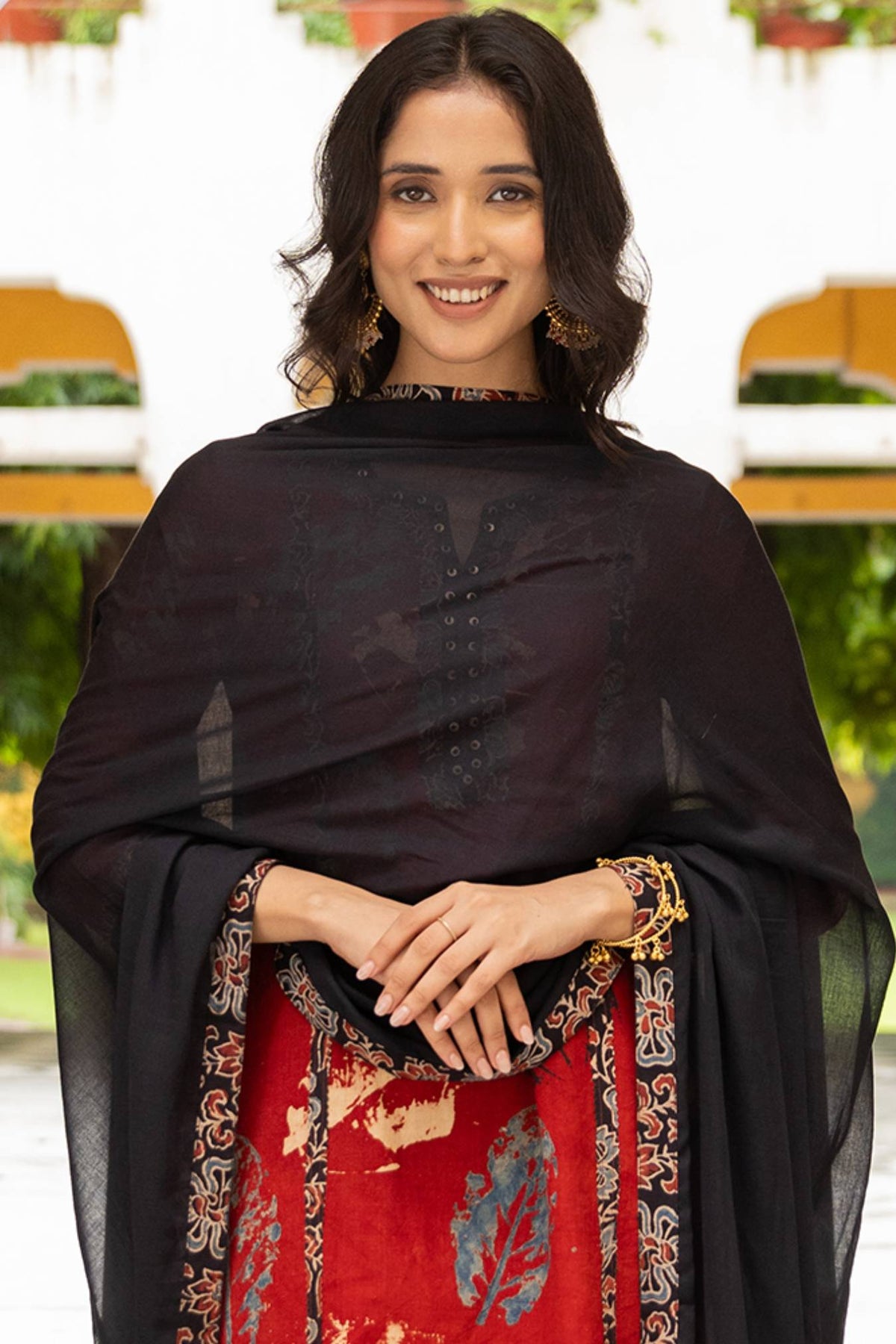 Ajrakh Hand block printed Suit