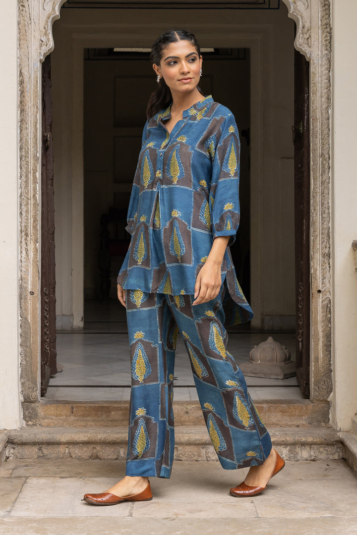 Hand Block Bagru Print Co-ord Set