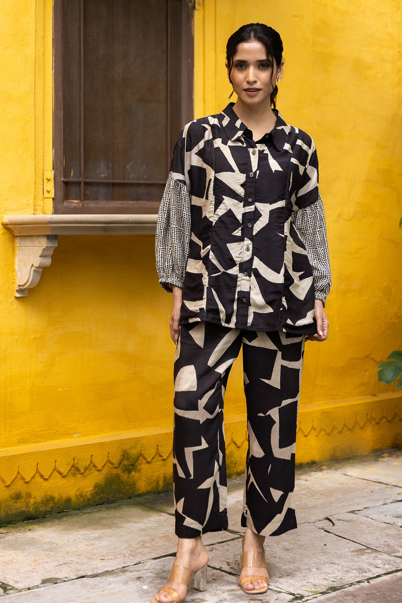 Co-ord Set with Peter Pan Collar