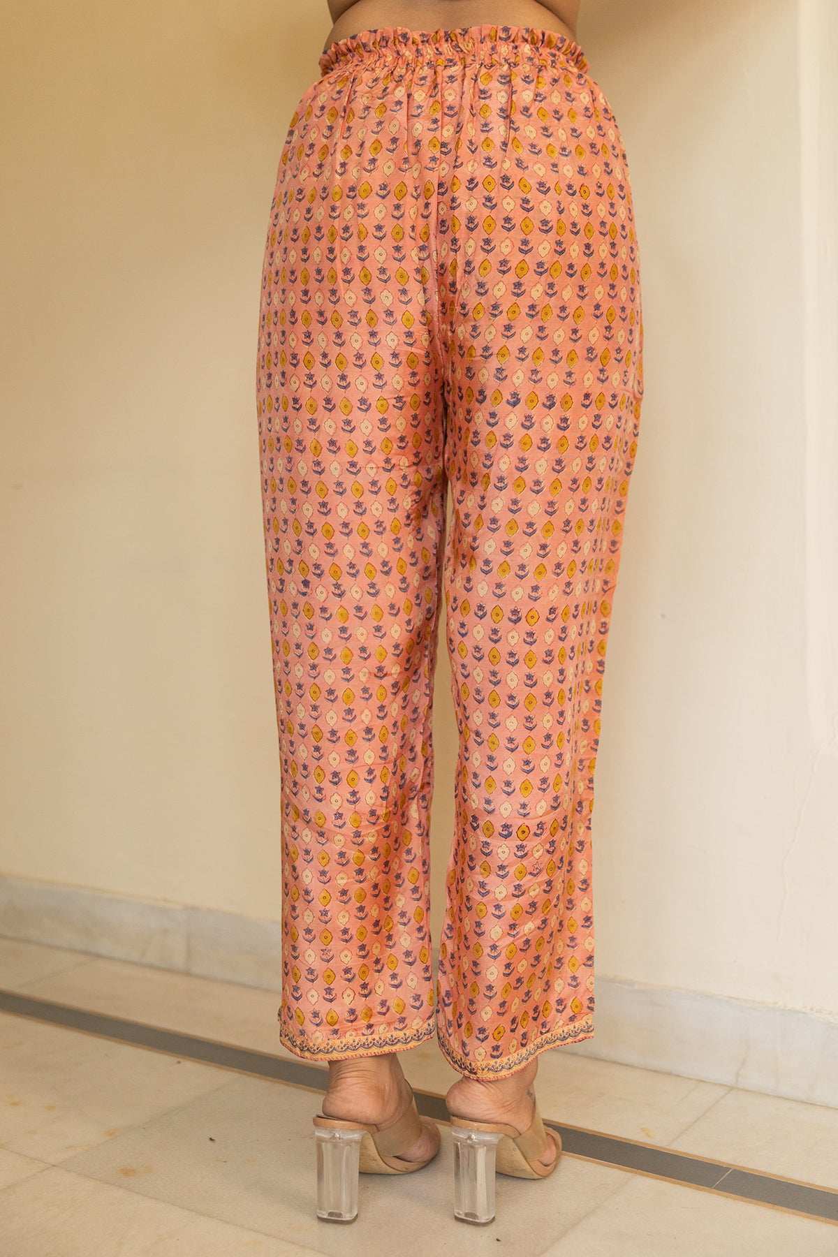 Muslin Handblock Printed Pants