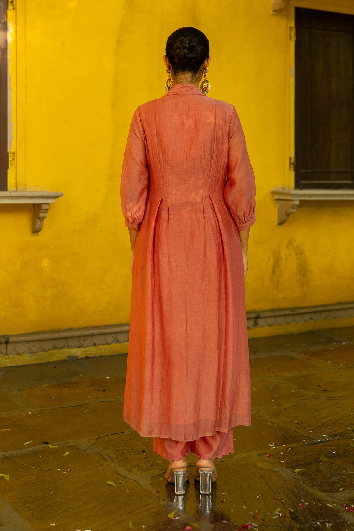 Chanderi fabric 2-piece suit set for women