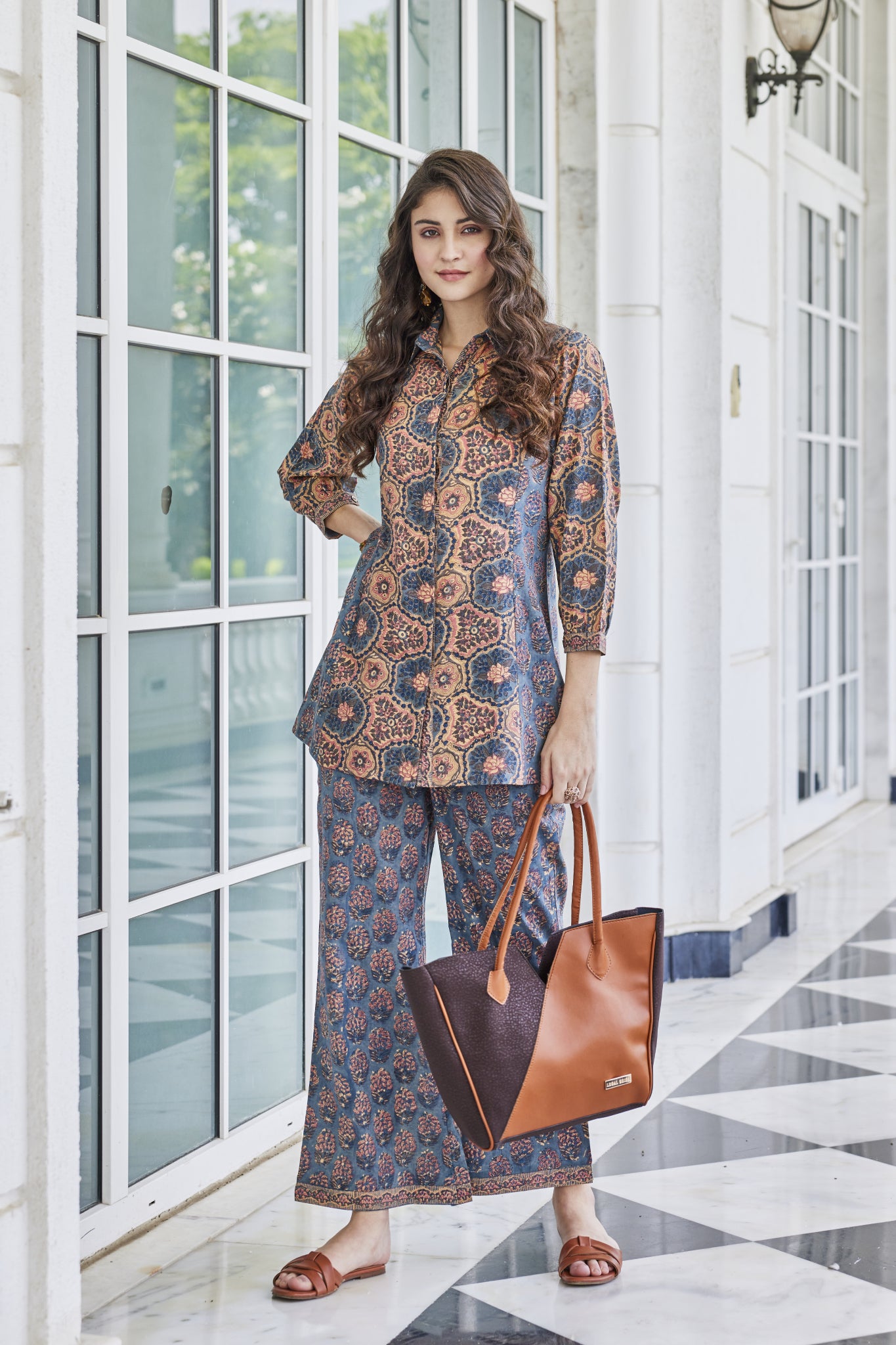 Buy Vishnu's Latest Cotton Mul Two-Piece Set Online