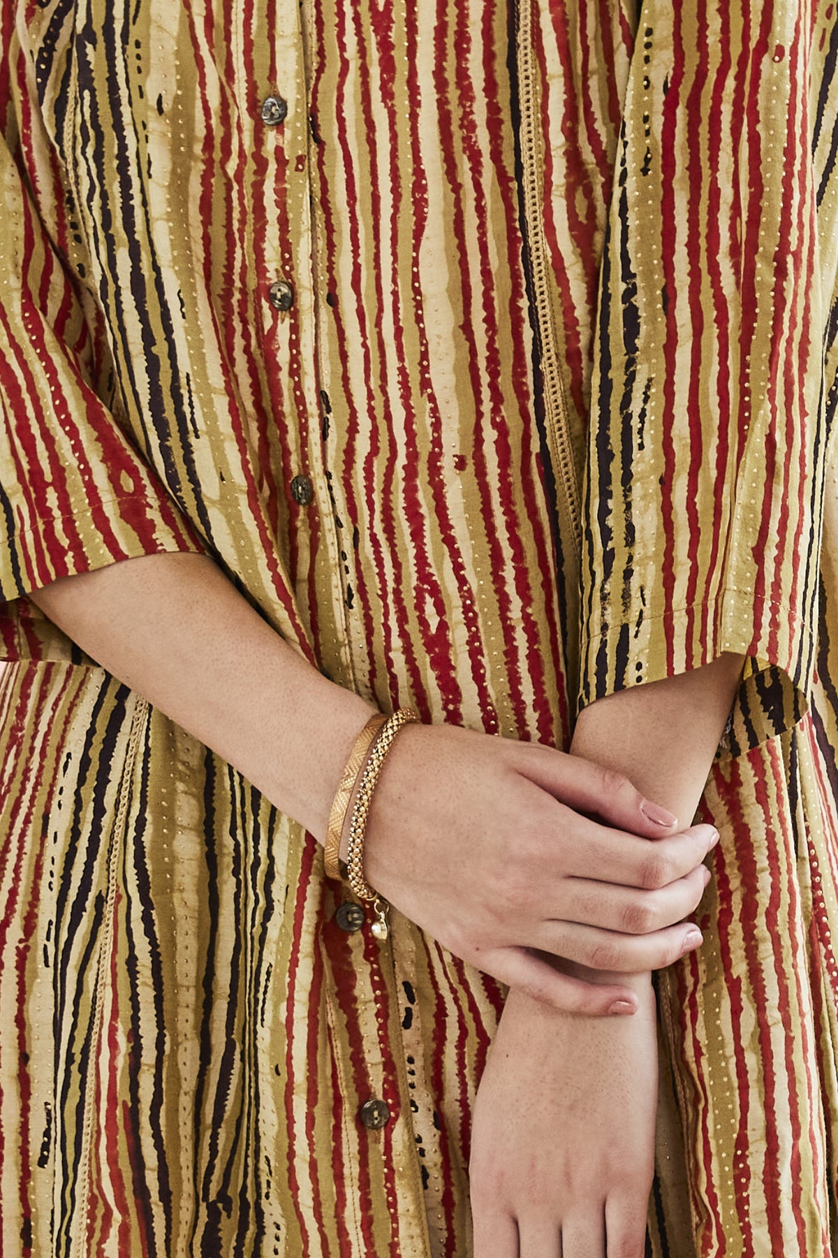 Buy Multi Striped Designer Co-Ord Set | The Vishnu Store