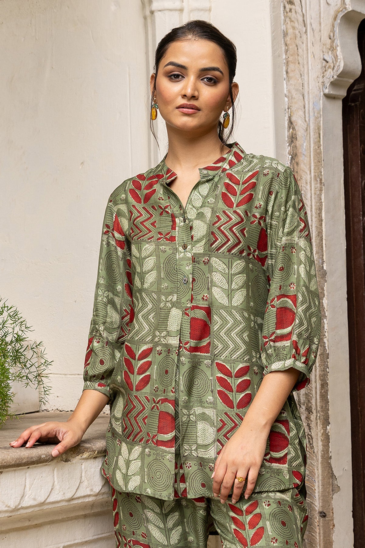 Bagru Print Co-ord Set For Women