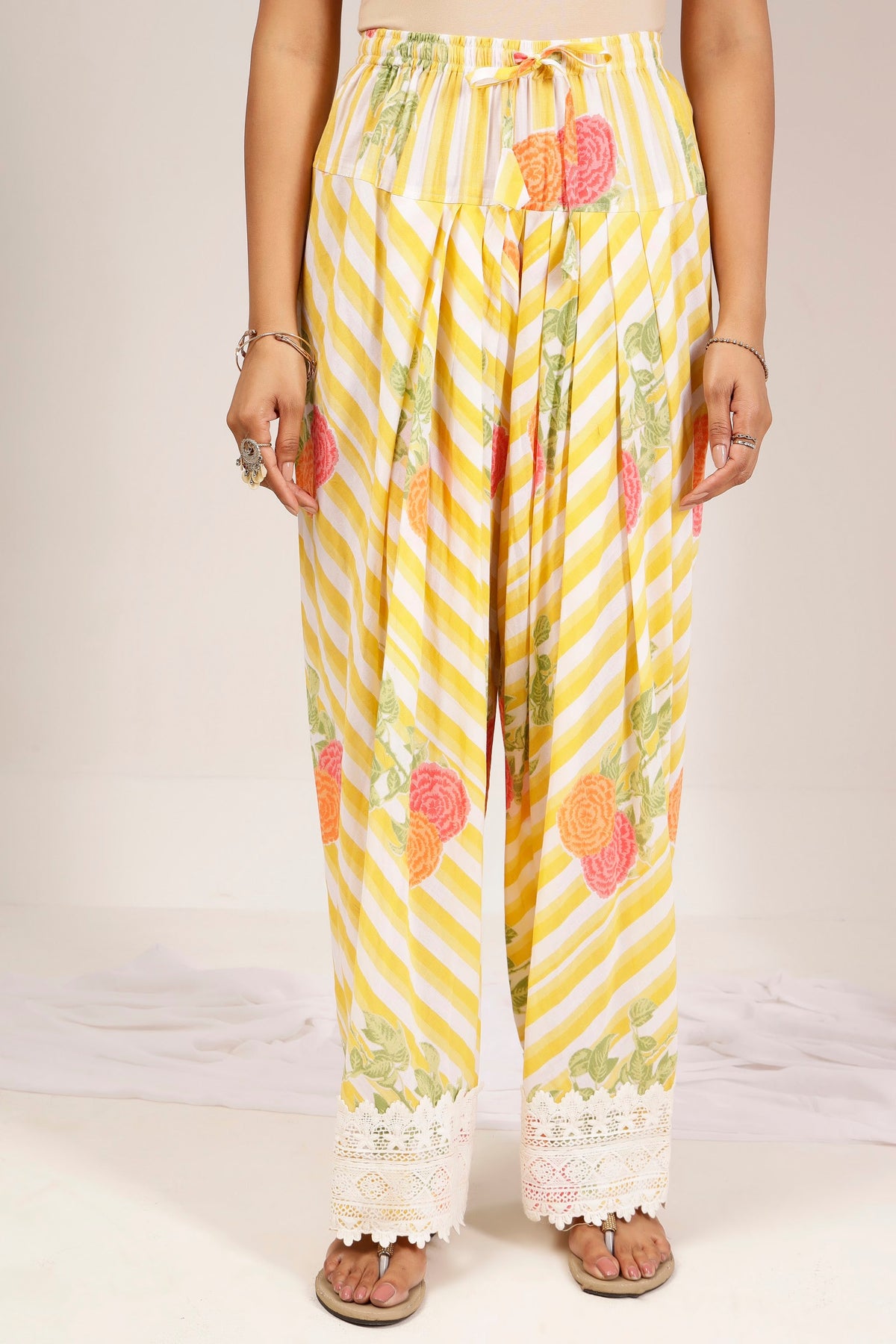 Printed Cotton Farshi Salwar Co-Ord Set