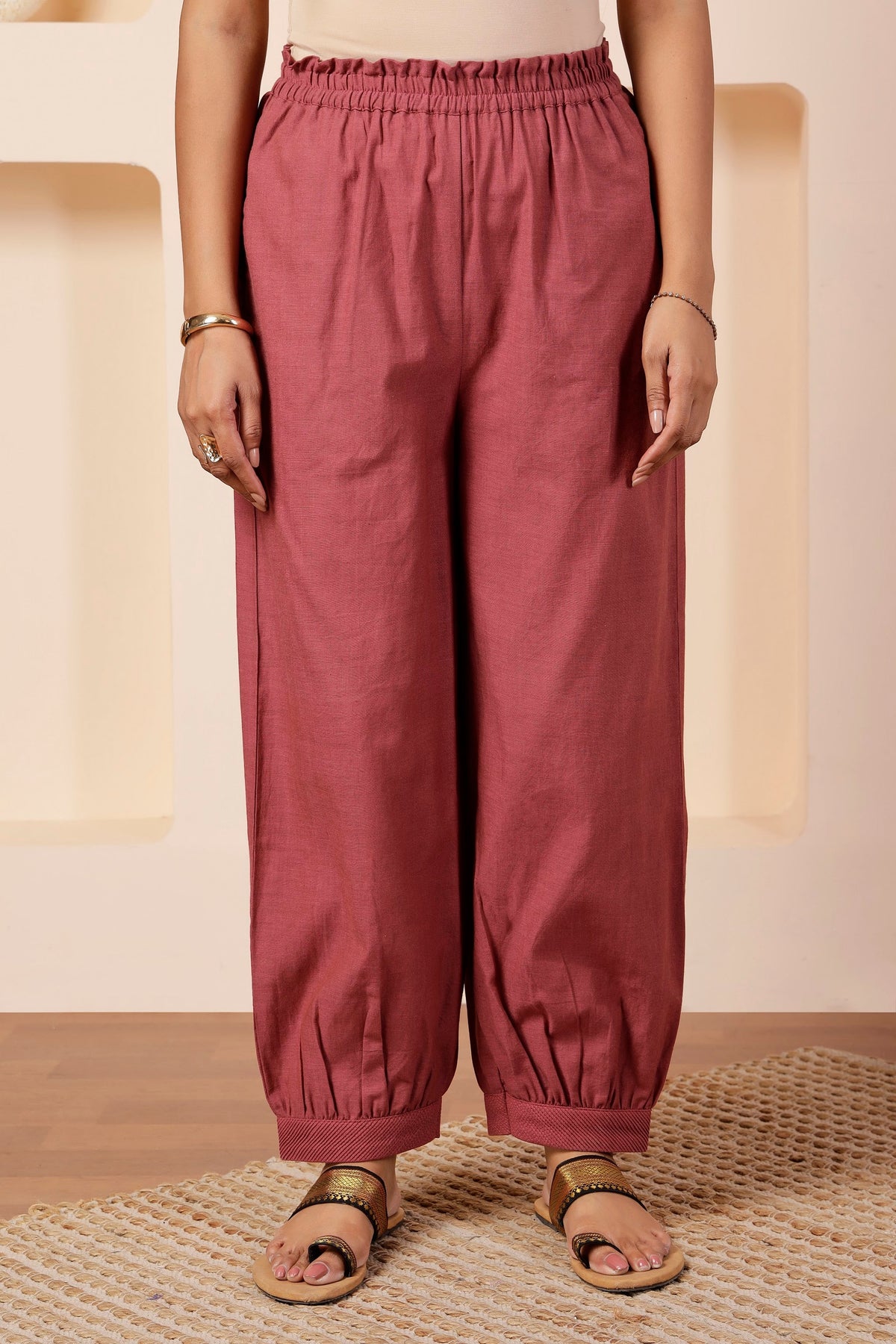 Rosewood Long Shot Cotton Salwar Pant Set