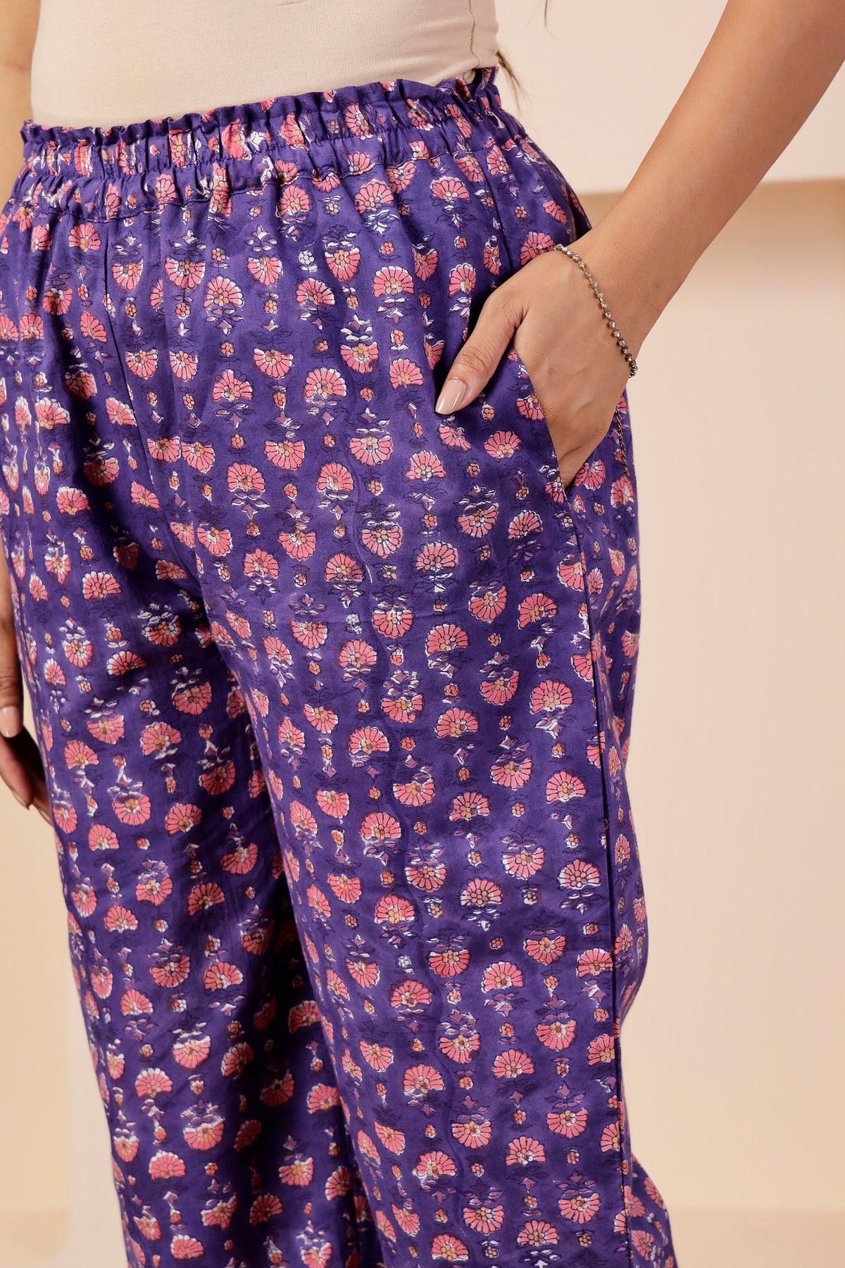 Orchid Heritage Multi-Print Kurta Set with Kota Dupatta
