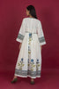 White Handblock Print Ethnic Dress