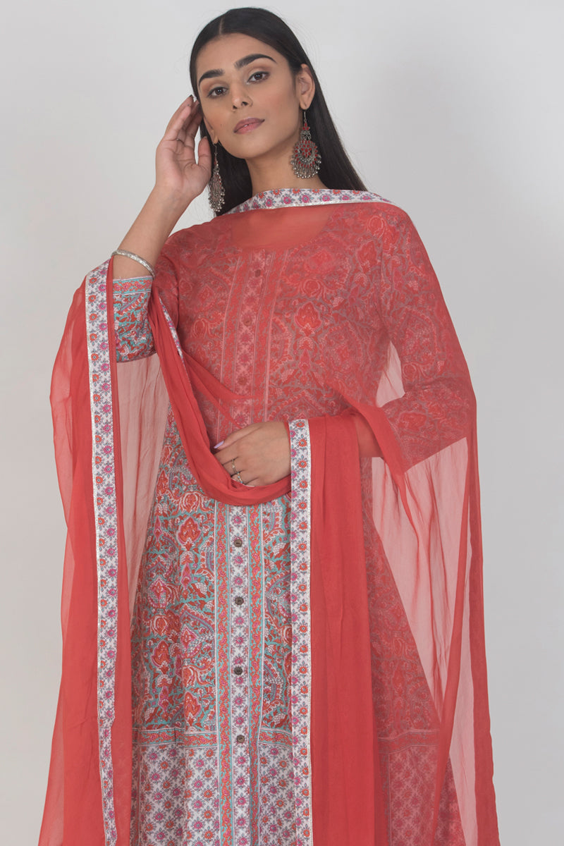 Chiffon Dupatta Gota lace and Border