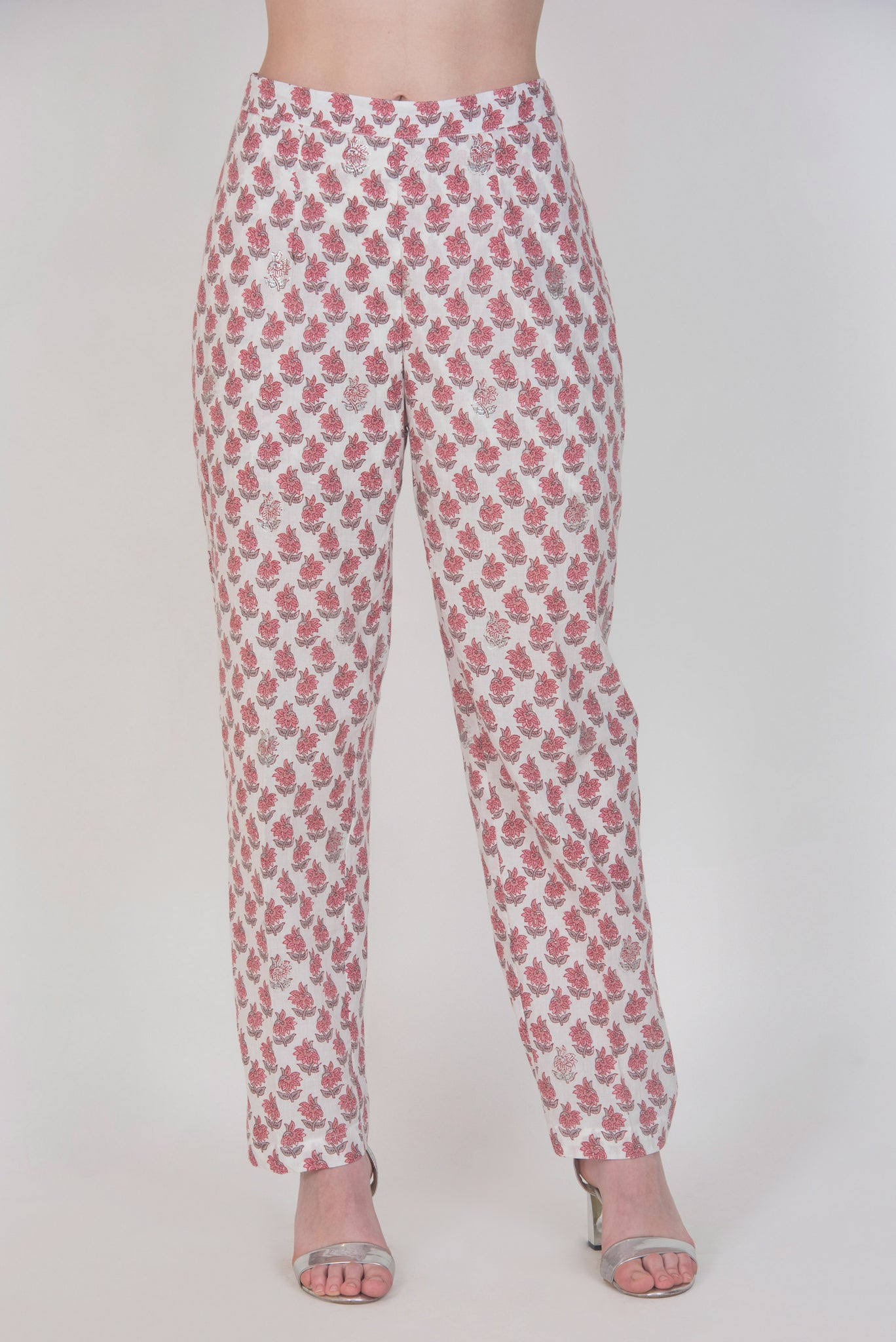 Straight Fit Printed Pants