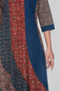 Multi-Color Ajrakh Print Maxi Dress