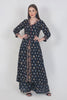 Indigo Printed Dress