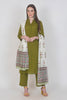 Slub Cotton Solid Kurta