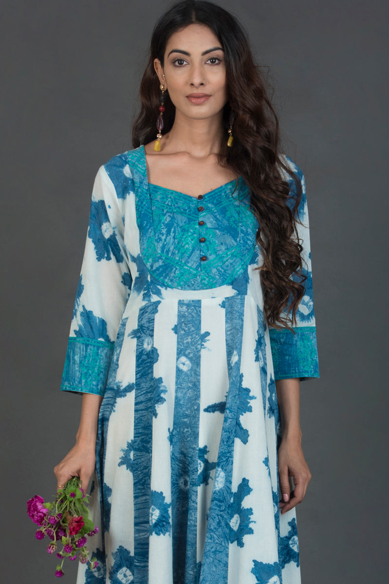 Tie n Dye Ethnic Maxi