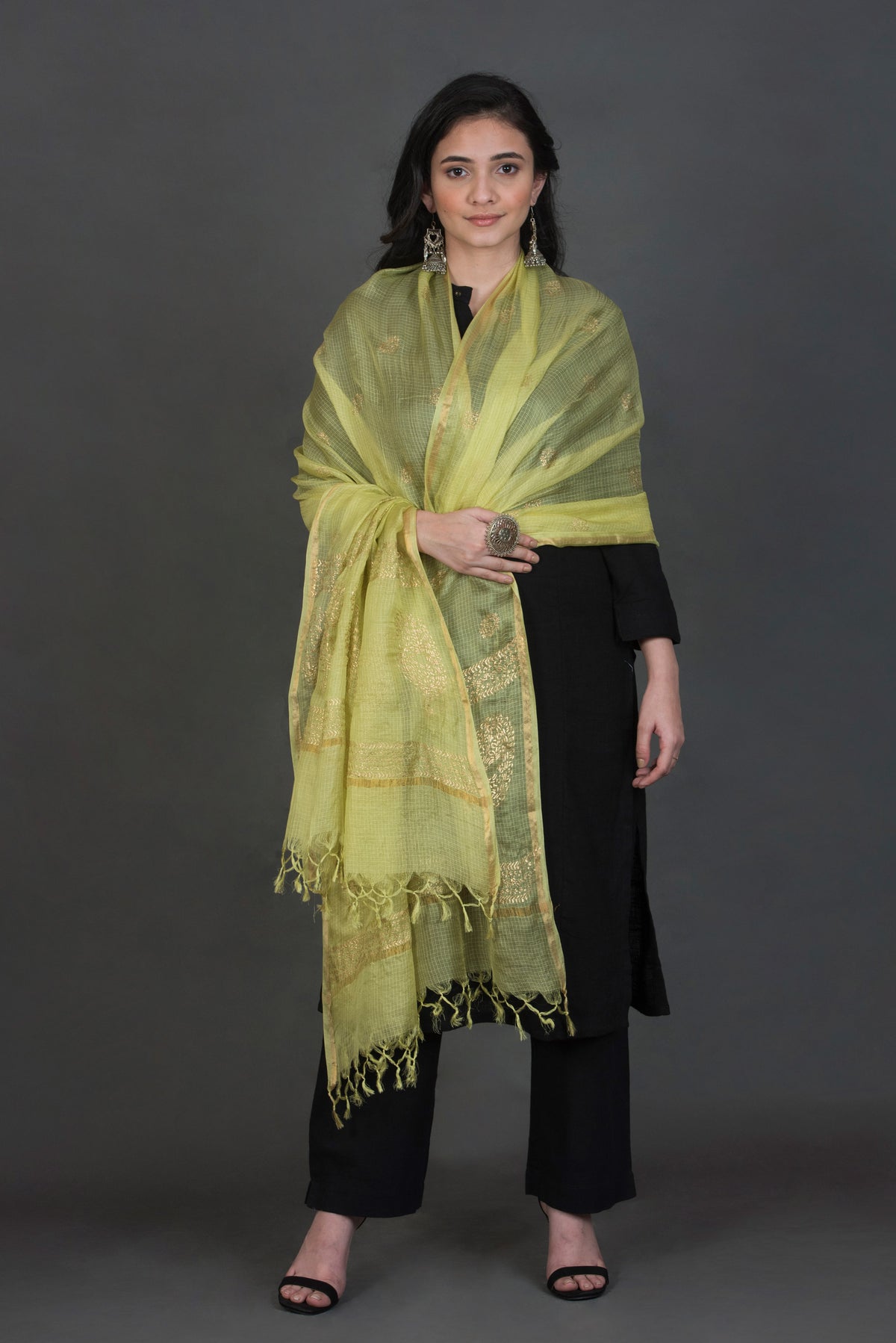 Sheer Kota Doria Dupatta