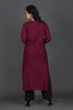 Mul Mul Solid Pintuck Kurta