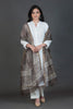 Kota Doria Dupatta in Bagru Print