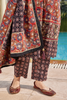 Black Ajrakh Print Straight Trouser With Pockets
