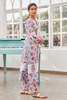 Butidar Hand Block Print Long Straight Kurta