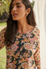 Sanganeri Floral Printed Knee Length Pleated Summer Dress