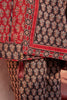 Ajrakh Handblock Printed Premium Cotton Dupatta With Tassels