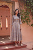 Hand Block Sanganeri Printed Ghera Maxi Dress