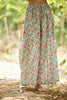 Hand Block Floral Print Palazzo Pants