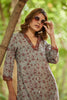Hand Block Print A-Line Dress