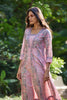 Hand Block Print Pink Anarkali Dress